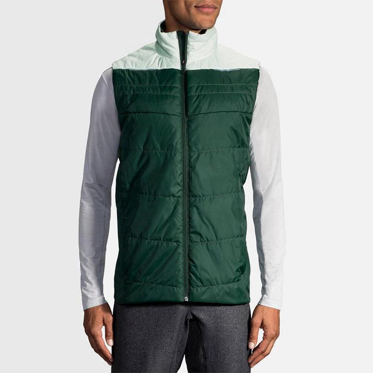 Brooks Cascadia Thermal Mens Running Jackets Ireland Green (AKDP-76945)